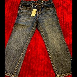New with Tags Boys 5T straight leg denim jeans